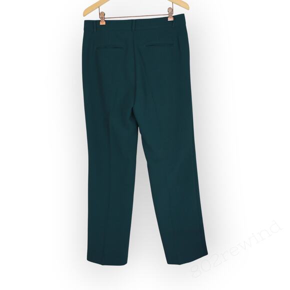 Size6 AnnTaylor FluidCrepe Straight Trouser Pocket Slate Work Suiting Office RTO - Picture 5 of 11